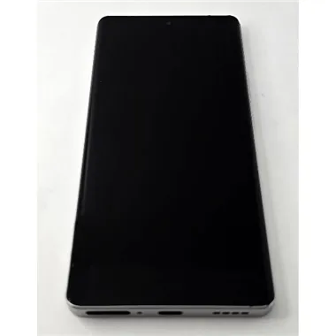 Pantalla lcd para Realme GT6 mas tactil negro con marco plata calidad premium