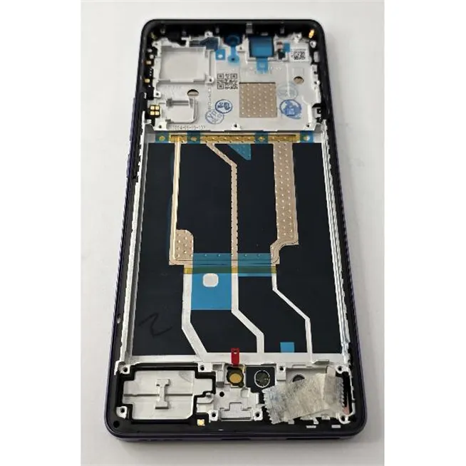 Pantalla lcd para Realme GT6 mas tactil negro con marco morado calidad premium