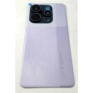 Tapa trasera o tapa bateria morada para Xiaomi Redmi Note 14 5G con cristal de camara