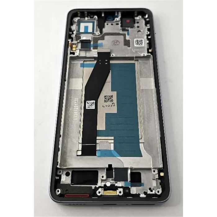 Pantalla lcd para Xiaomi 14T mas tactil negro con marco azul compatible TFT