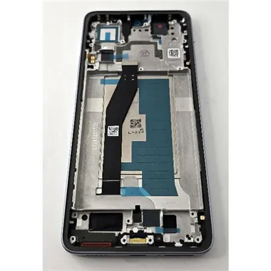 Pantalla lcd para Xiaomi 14T mas tactil negro con marco azul compatible TFT