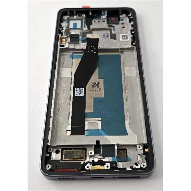 Pantalla lcd para Xiaomi 14T mas tactil negro con marco azul calidad premium