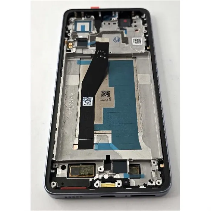 Pantalla lcd para Xiaomi 14T mas tactil negro con marco azul calidad premium