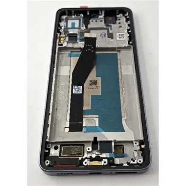 Pantalla lcd para Xiaomi 14T mas tactil negro con marco azul calidad premium