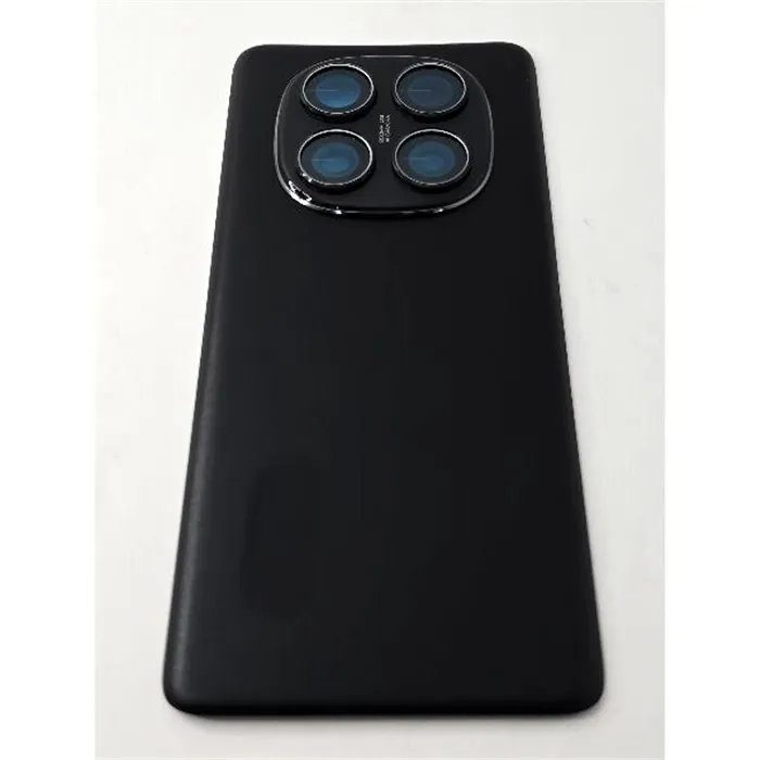 Tapa trasera o tapa bateria negra para Xiaomi Redmi Note 14 Pro 5G con cristal de camara