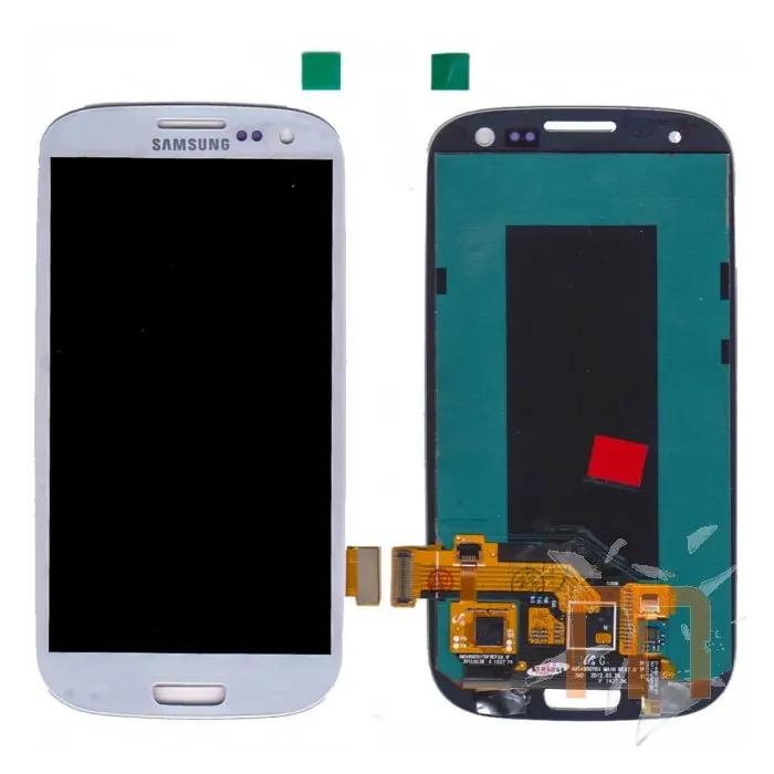 Pantalla completa Samsung Galaxy S3 sin marco (I9300) color blanco LCD Pantalla completa Samsung Galaxy S3 sin marco (I9300) color blanco LCD
