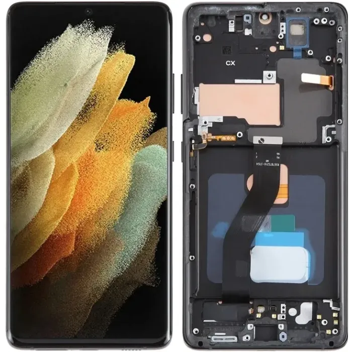 Pantalla completa Samsung Galaxy S21 ULTRA 5G SM-G998F color negro OLED